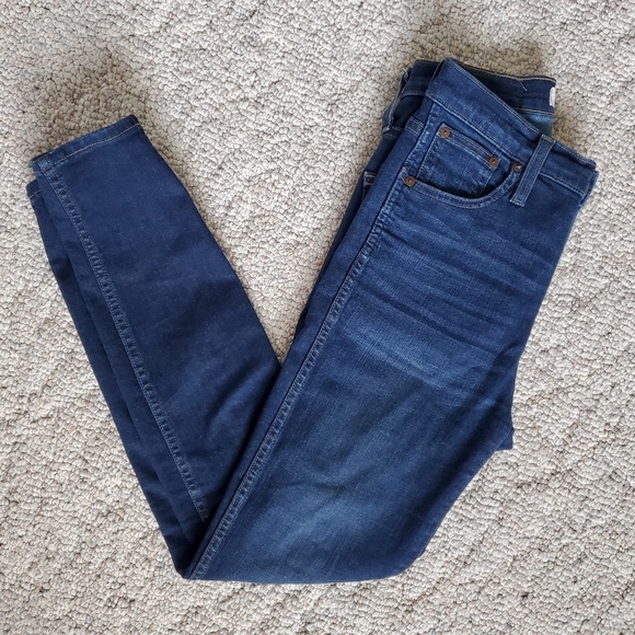 Madewell 10” High-Riser Skinny Skinny Jeans medium wash - Picture 1 of 12